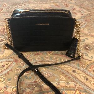 Croc MK black crossbody excellent condition